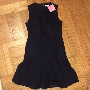🚙New Shoshanna Blueberry Lizzie Combo Dress